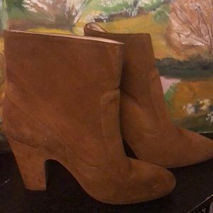 Zara Mid-length heeled boots (genuine leather)